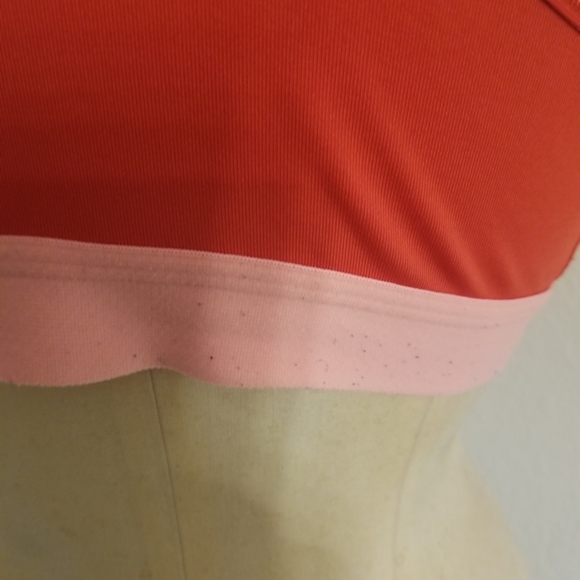 Nike Sport Bra Sz M Racer Back Animal Print Logo - Picture 6 of 7
